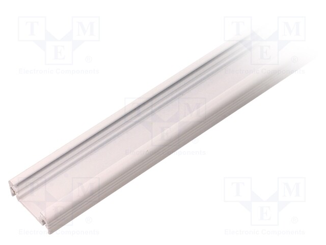 Profiles for LED modules; surface; white; L: 1m; aluminium