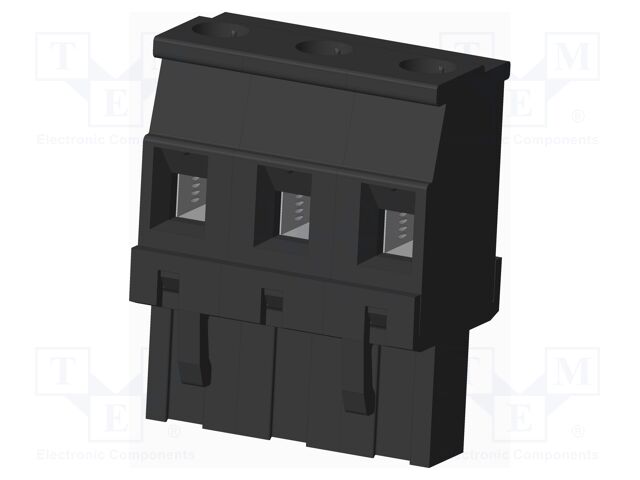 Connector: pluggable terminal block; plug; female; angled 90°