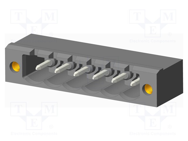 Connector: pluggable terminal block; socket; male; on PCBs