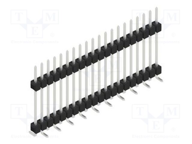 Connector: pin strips; pin header; male; PIN: 20; 2.54mm; SMT; 1x20
