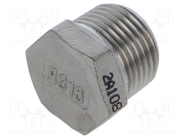 Male; max.10.5bar; 1.4408 stainless steel; G316; food industry