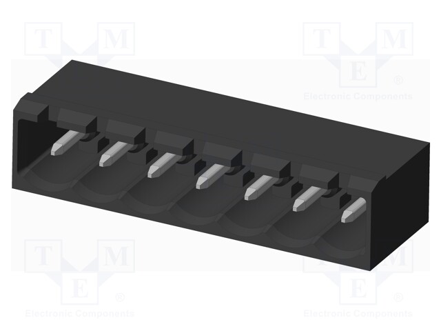 Connector: pluggable terminal block; socket; male; on PCBs