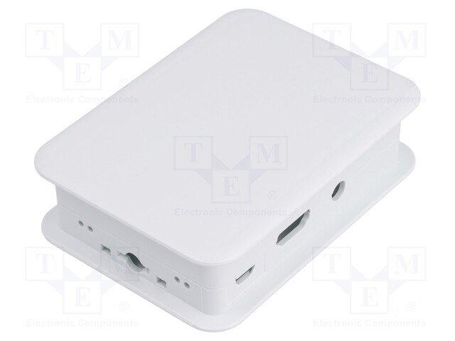 Enclosure: for computer; Raspberry Pi 3; grey; X: 73mm; Y: 100mm