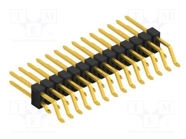 Connector: pin strips; pin header; male; PIN: 28; 2.54mm; SMT; 2x14