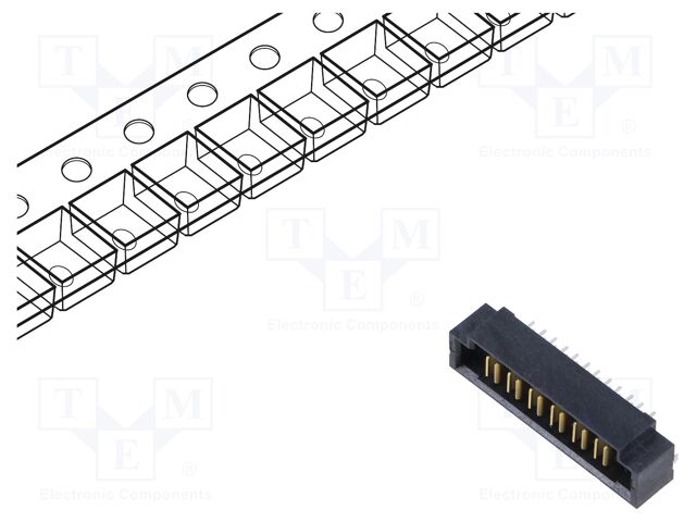 Connector: PCB to PCB; socket; UPT; male; PIN: 6; straight; 3.81mm