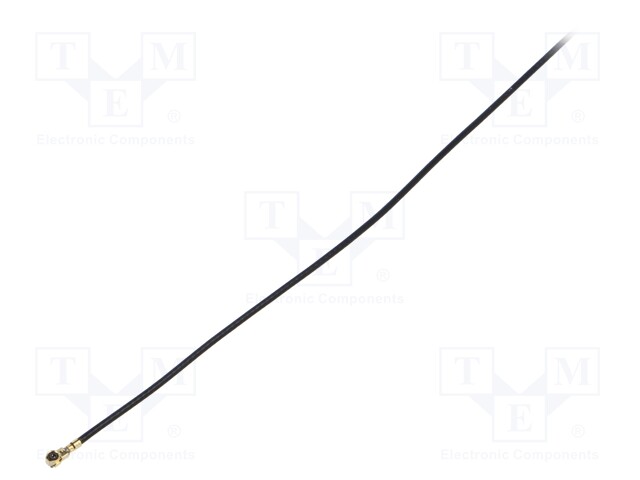 Cable: coaxial; U.FL,both sides; female; angled 90°; female; 0.1m