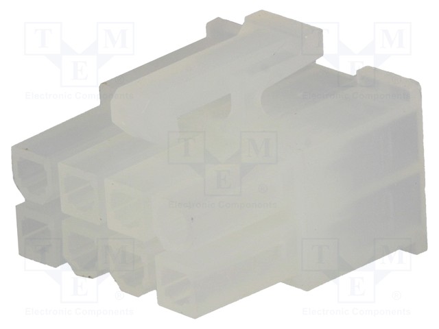 Plug; wire-wire/PCB; female; Mini-Fit Jr; 4.2mm; PIN: 8; for cable