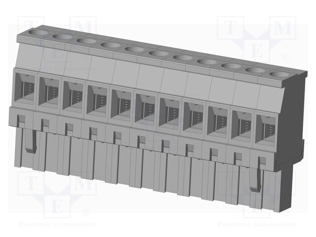Connector: pluggable terminal block; plug; female; angled 90°