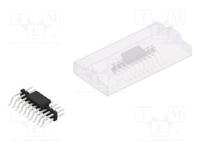 Connector: pin strips; pin header; male; PIN: 20; 2mm; SMT; 2x10