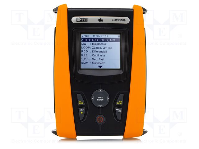 Meter: appliance meter; LCD; 320x240; USB; 50V,100V,250V,500V,1kV