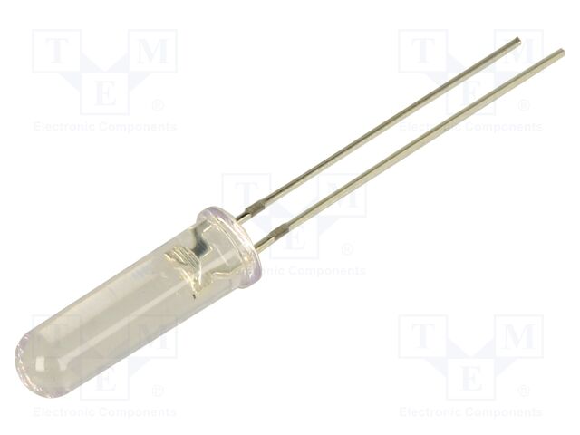 LED; green; 5mm; 4200mcd; 60°; Front: convex; 5VDC; No.of term: 2