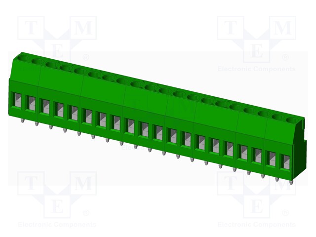Connector: PCB terminal block; terminal; Plating: tinned; on PCBs