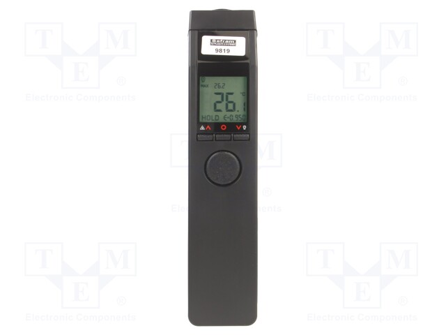 Infrared thermometer; LCD,with a backlit; -32÷420°C; ε: 0,95