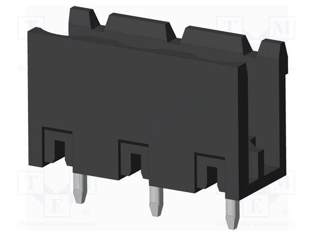 Connector: pluggable terminal block; socket; male; on PCBs