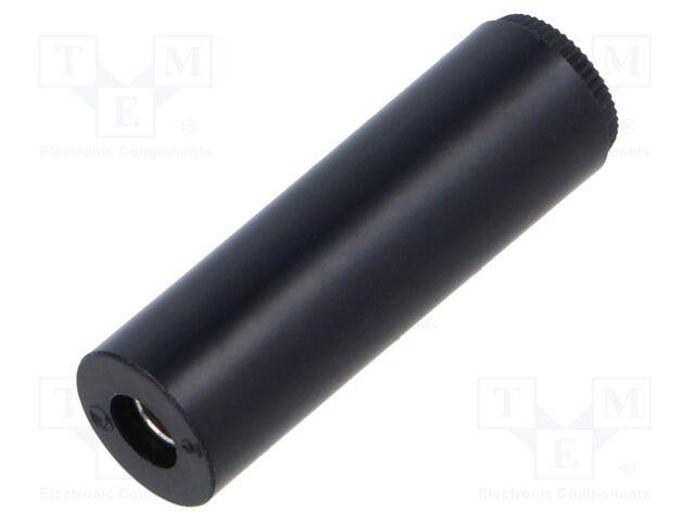 Connector: 4mm banana; socket; 16A; 30VAC; 60VDC; black; tinned