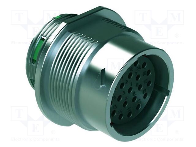 Connector: circular; socket; female; 7.5A; 250V; PIN: 21; IP67