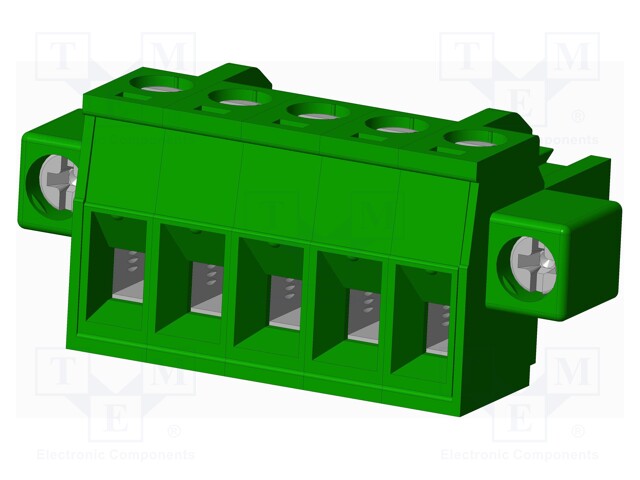 Connector: pluggable terminal block; plug; female; straight; 12A