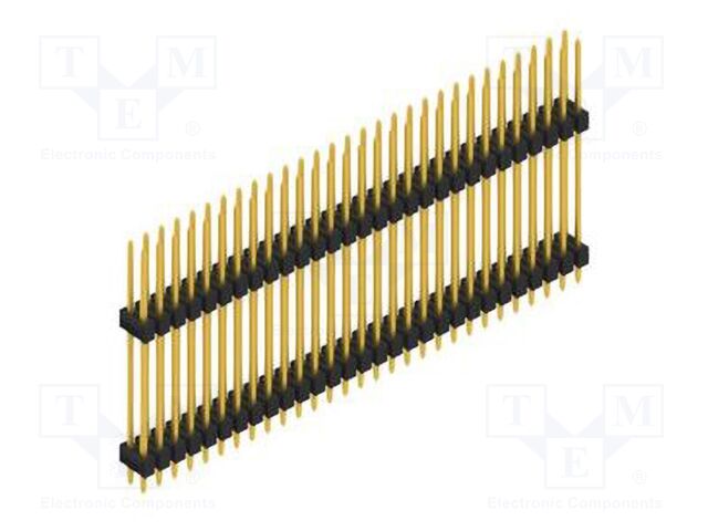 Connector: pin strips; pin header; male; PIN: 58; 2.54mm; THT; 2x29