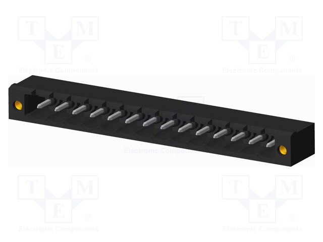 Connector: pluggable terminal block; socket; male; on PCBs