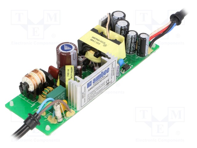Power supply: switched-mode; LED; 60W; 36÷50VDC; 1.2A; 90÷305VAC