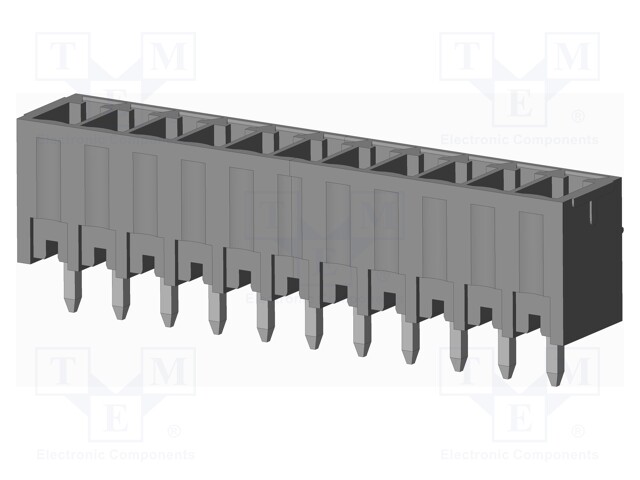 Connector: pluggable terminal block; socket; male; on PCBs