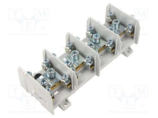 Splice terminal: distribution block; 232A; screw terminal; grey