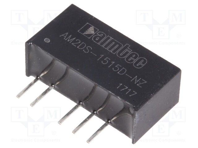 Converter: DC/DC; 2W; Uin: 13.5÷16.5V; Uout: 15VDC; Uout2: -15VDC