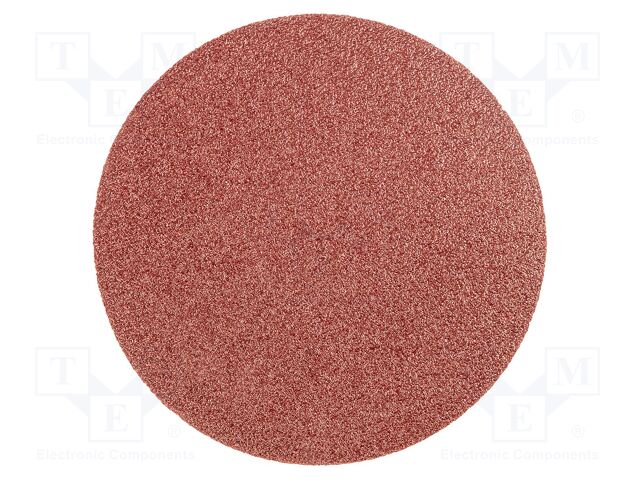 Cleaning cloth: sandpaper; Granularity: 60; Mounting: bur; Ø125mm