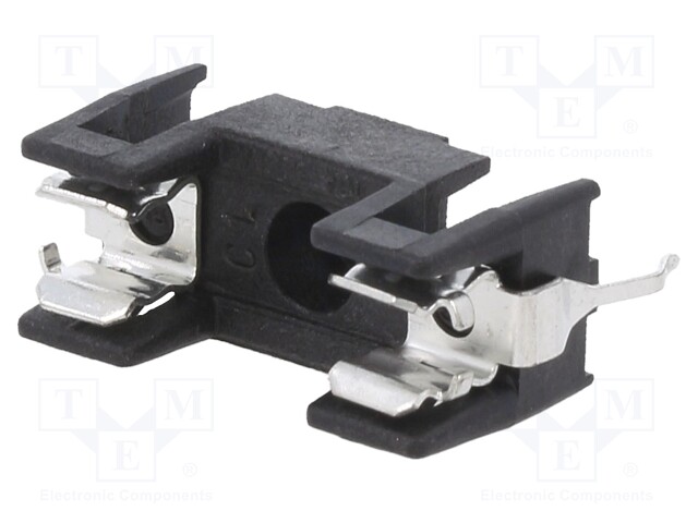 Fuse holder; cylindrical fuses; Mounting: THT; 5x20mm; -40÷85°C