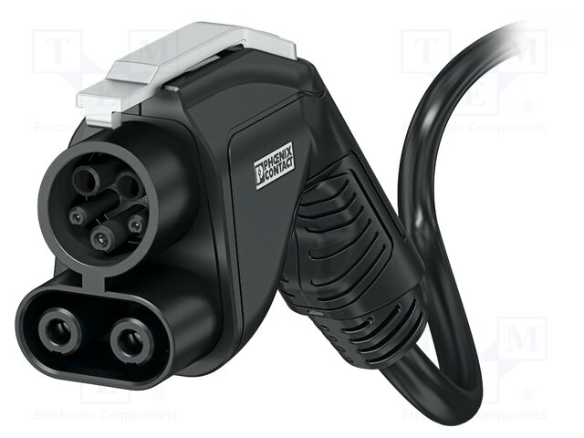 EMobility: cable; 2x3x18AWG,3x6AWG; 1kVDC; 80kW; IP44; 4m; 80A