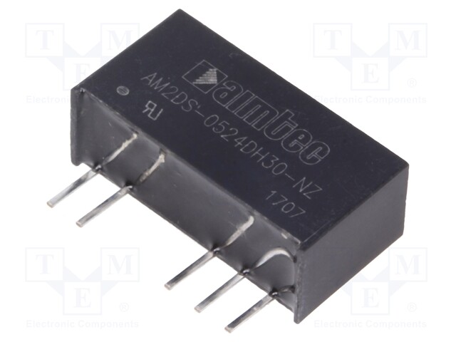 Converter: DC/DC; 2W; Uin: 4.5÷5.5V; Uout: 24VDC; Uout2: -24VDC; SIP7