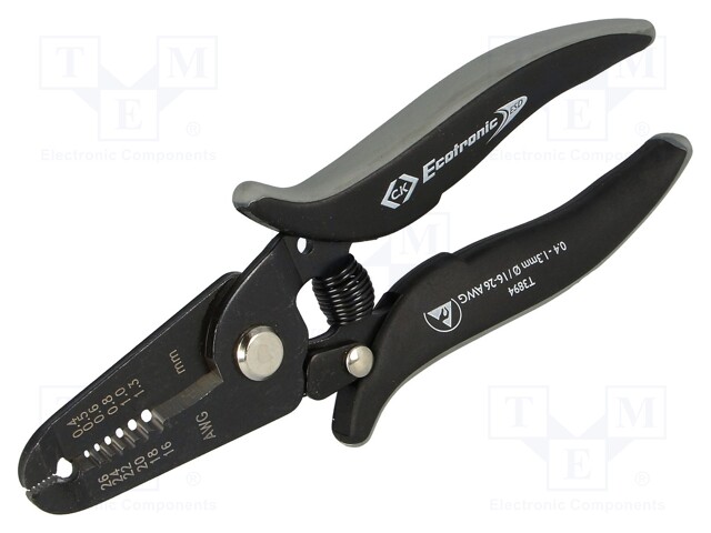 Stripping tool; Wire: round; 16AWG÷26AWG; Version: ESD; 100MΩ