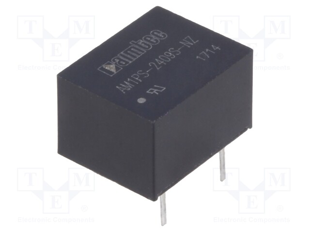 Converter: DC/DC; 1W; Uin: 21.6÷26.4V; 9VDC; Iout: 110mA; DIP8; 1.8g