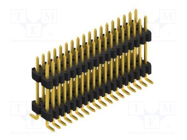 Connector: pin strips; pin header; male; PIN: 36; 1.27mm; SMT; 2x18