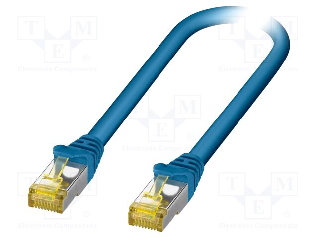 Patch cord; S/FTP; Cat 6a; RJ45 plug,both sides; stranded; Cu