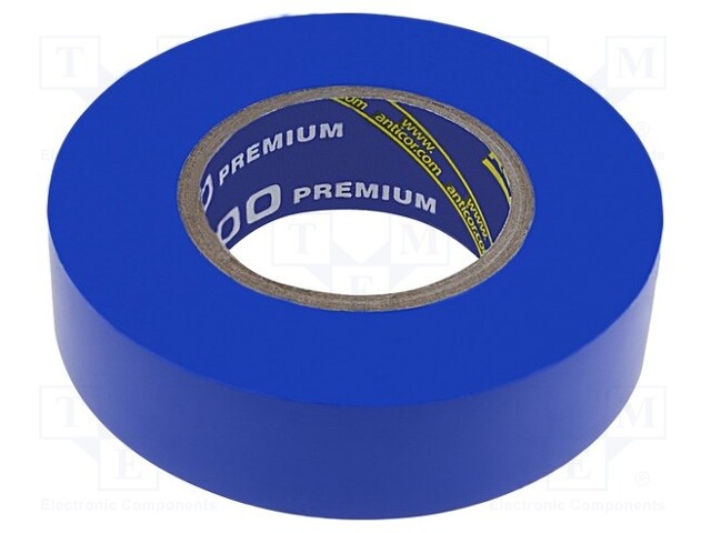 Tape: electrical insulating; W: 19mm; L: 18m; D: 0.18mm; blue; 260%
