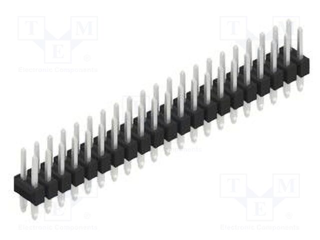 Connector: pin strips; pin header; male; PIN: 42; 2.54mm; THT; 2x21