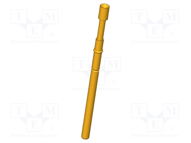 Test needle; Operational spring compression: 4mm; 5A; Ø: 2mm; 0.6N