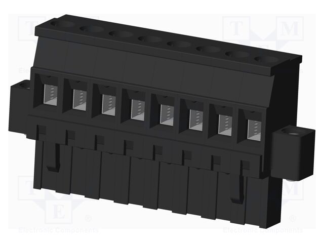 Connector: pluggable terminal block; plug; female; angled 90°