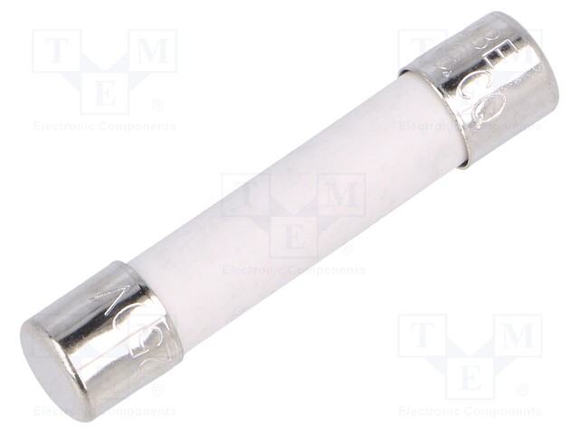 Fuse: fuse; 25A; 250VAC; ceramic,cylindrical; 6,3x32mm