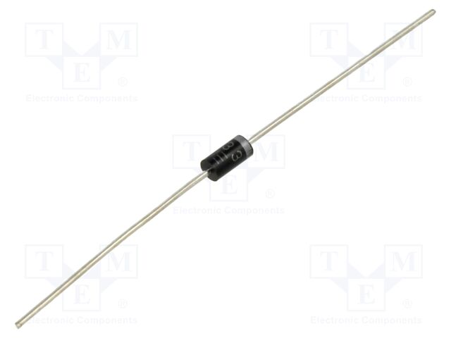 Diode: rectifying; THT; 1.3kV; 1A; Ifsm: 30A; DO41; Ufmax: 1V; Ir: 5uA