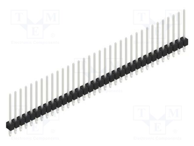 Connector: pin strips; pin header; male; PIN: 34; 2.54mm; THT; 1x34