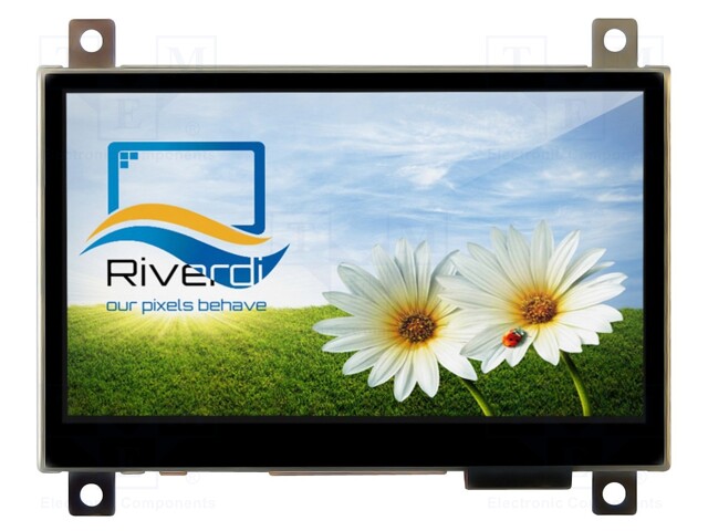 Display: TFT; 4.3"; 480x272; Illumin: LED; Dim: 106.3x68x7.95mm