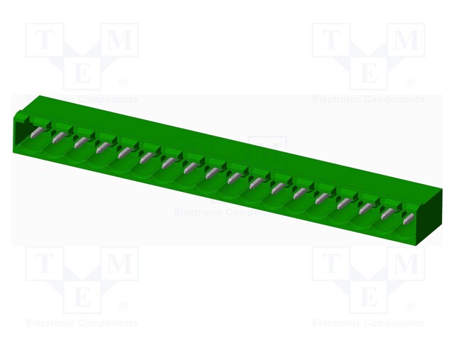 Connector: pluggable terminal block; socket; male; angled 90°