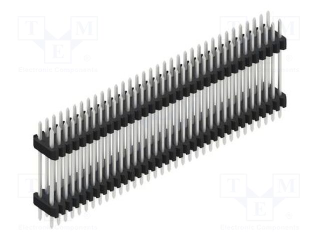 Connector: pin strips; pin header; male; PIN: 68; 1.27mm; THT; 2x34