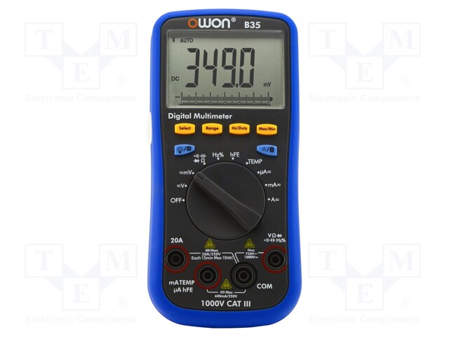 Benchtop multimeter; Bluetooth; LCD 3 5/6 digits; 3x/s