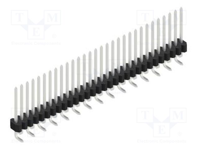 Connector: pin strips; pin header; male; PIN: 30; 1.27mm; SMT; 1x30