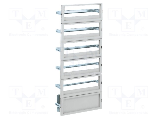 Front panel; Number of rows: 3; No.of mod: 99
