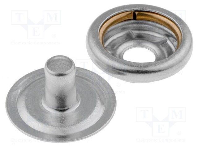 Female press stud; ESD; 10mm