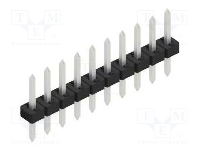 Connector: pin strips; pin header; male; PIN: 10; 2mm; THT; 1x10